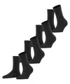 Esprit Socken Solid (4 Paar) Einheitsgröße 36-41, geripptes Bündchen, unifarben, Basic Vorteilspack
