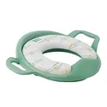 Badabulle Toilettensitz Kinder mit Griffen & weichem Sitz - Rutschfester Toilettenaufsatz mit Krokodil-Motiv - Ergonomischer Toilettensitz - Universell passend - Leicht zu reinigen - 18 Monate +