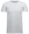 Ragman Herren 2 T-Shirt Doppelpack Bodyfit mit Rundhals, Weiß, L