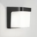 max K O M F O R T Aussenleuchte Aussenwandleuchte Schwarz E27 Fassung für LED geeignet Wandlampe 1703A-BK