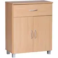 Mid.you Kommode, Buche, Kunststoff, 1 Fächer, 1 Schublade(n) Schubladen, 60x75x30 cm, stehend, Wohnzimmer, Kommoden & Sideboards, Kommoden