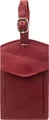 Prato E02 Luggage Tag Kofferanhänger Adressanhänger Leder schwarz