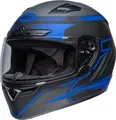 Bell Qualifier DLX Mips Raiser Helm, schwarz matt/blau, L (59/60)