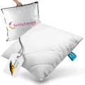 Schlafmond Kunstfaserkopfkissen Schlafmond Medicus Clean Allergiker Kopfkissen, Füllung: 100% Polyester, Bezug: 100% Baumwolle, Rückenschläfer, Bauchschläfer, Seitenschläfer 80 cm x 80 cm