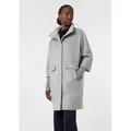comma Funktionsmantel Outdoor-Mantel Mantel aus Wollmix mit Steppkragen grau 46 EU
