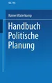 Handbuch politische Planung Rainer Waterkamp