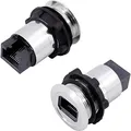 TRU COMPONENTS RJ45-02 RJ-Einbaubuchse RJ45 CAT5 8/8 1417396 Buchse, Einbau Silber 1 St.