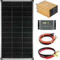 Komplettset 1x140 Watt Solarmodul 600 Watt Np600 Wandler 10a Laderegler Gelb Solar Inselanlage