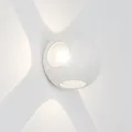 AEG LED Außenwandleuchte Gus weiß 4x3W 3000K Warmweiß IP54 dimmbar