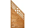 Zaun Abschlusselement Konsta Livia 90 x 180/90 kirschbaum