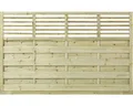 Vorgartenzaun PLUS Newline 180 x 110 cm kesseldruckimprägniert