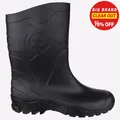 Dunlop Dee Unisex Gummistiefel Landwirtschaft Wandern Freizeit Stiefel Schwarz