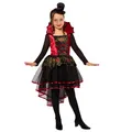 Vampirin Kleid Minihut Gr. 158 Vampirkostüm Vampir Kostüm Halloween Kinder neu