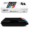 Eurotone 4 Lasertoner ersetzt Kyocera TK-5280K 1T02TW0NL0 TK-5280C 1T02TWCNL0 TK-5280M 1T02TWBNL0 TK-5280Y 1T02TWANL0