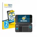 BROTECT 2 Stück Schutzfolie für New Nintendo 2DS XL Displayschutz Folie Made in Germany, Ultra-Klar