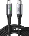 INIU USB C auf USB C Kabel, 240 W 2 m Schnellladekabel, geflochtenes USB C auf