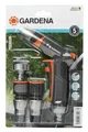 Gardena Premium Grundausstattung: Anschluss-Set mit Reinigungsspritze, mit Anschlussteilen für 13 mm (1/2 Zoll)- und 15 mm (5/8”)-Schläuche (18298-20)