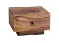 KADIMA DESIGN Massivholz Nachttisch NAKO: Landhausstil, Schublade, 40x25x40 cm, handgefertigt