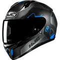 HJC C10 Aspa Helm, schwarz-grau-blau, Größe XL für Männer