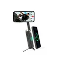PowerVision S1, Gimbal Smartphone,3-Achsen-Telefonstabilisator mit eingebautes Stativ, kabelloser Powerbank und AI Tracking von Gesichtern, für Vlogging oder TikTok (Explorer Kit, Schwarz)