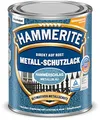Hammerite Metallschutzlack Hammerschlag, 3in1- Rostschutz, Metallblau, 250 ml