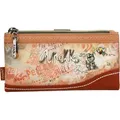 Anekke Geldbörse Peace & Love Flowers Flexible RFID Wallet Multicolor mehrfarbig - Bunt