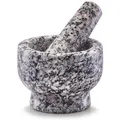 GRANIT Küchenmörser mit Stößel - Ø 9 x 6,5 cm, ZELLER grau