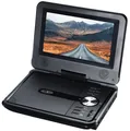 Reflexion DVD7002N - 7 Zoll (17,8 cm) portabler LCD-Bildschirm mit DVD-Player mit Akku - 180° dreh- und klappbar