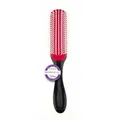Denman D3 Medium Styling Brush 7 Row Natural Rubber Pad Black