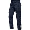 Leibwächter Arbeitshose Flex Line Herren Bundhose ohne Knietaschen gerader Schnitt Übergrößen atmungsaktiver elastischer Stretchstoff blau|schwarz 48