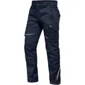 Leibwächter Flex-Line Stretch Arbeitshose Marine-schwarz, Gr. 48, Handwerker Hose mit Bewegungsfreiheit, Arbeitsbekleidung atmungsaktiv, ohne Knietaschen, strapazierfähig