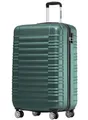 TRVLMORE Koffer & Trolleys - Handgepäck Koffer - Reisekoffer Mit Rollen - Handgepäck Trolley 54x36x20, Hartschalenkoffer Klein, Koffer Handgepäck 54x36x20 Leicht, Trolley Handgepäck, Luggage, Grün