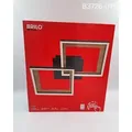 Briloner LED Deckenleuchte schwarz Holz 22W 3000K Warmweiß schwenkbar & 3 Stufen...