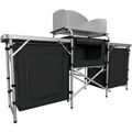 24MOVE Campingküche Campo Faltbar Alu Arbeitsplatte Staufächer