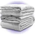 New Way 4-Jahreszeiten Bettdecke 240x220 cm | Funktional Allergiker Schlafdecke - Weiß