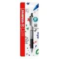 STABILO Druck-Kugelschreiber - pointball colorful, Einzelstift - dunkelgrau