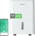 COMFEE Luftentfeuchter Easy Dry 20L/Tag für Räume von 40㎡/100 m³ Weiß 3L Tank..