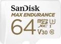 SD MicroSD Card  64GB SanDisk Max Endurance inkl. Adapter