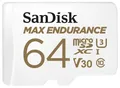 SANDISK MicroSD-Card Max Endurance 64GB inkl. Adapter SDSQQVR-064G-GN6IA