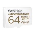 SanDisk Max Endurance - Flash-Speicherkarte (microSDXC-an-SD-Adapter inbegriffen) - 64GB - Video Class V30 / UHS-I U3 / Class10 - microSDXC UHS-I (SDSQQVR-064G-GN6IA)