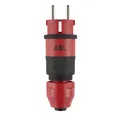 ABL GmbH - Schutzkontaktstecker Pro Stecker 100000069 1530 SK+F/B SV rt-sw