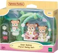 Sylvanian Families Biche Babys mit Schaukel, Spielset mit 2 Babys, Schaukel und Wiege, ab 3 Jahren