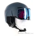 Salomon Osmo Sigma Skihelm mit Visier-Dunkel-Grau-S