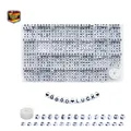 Buchstabenperlen A-Z Love Herz Acryl 6x6mm Würfel Spacer DIY Sch