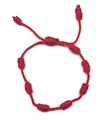 MYSTIC JEWELS by Dalia – Armband Kabbalah – Kordel, 7 Knoten aus rotem Draht – Unisex – verstellbar – Schutz vor bösen Augen, Glück – Good Luck