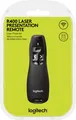 Logitech Presenter R400, Wireless, schwarz Laser, 6 Tasten, inkl. Batterie 2x AAA, Retail 910-001356