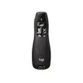 Logitech R400 Presenter Kabellos 2,4 GHz USB-Empfänger 15m Reichweite PC schwarz