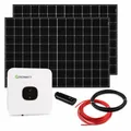Balkonkraftwerk 0% MwSt §12 III UstG Growatt MIC 800 800W Solarpanel Wifi-Stick