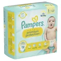 Procter & Gamble Service GmbH Pampers Premium Protection 1 Newborn Windeln, 2-5 kg, Babywindel mit Komfort und Schutz für empfindliche Haut, 1 Single Packung = 24 Windeln 8700216664448