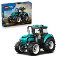LEGO City Tractor Toy - Farm Vehicle Model Building Kit with a Farmer Minifigure